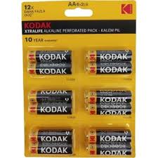 Kodak Alkalin Kalem Pil 12 adet
